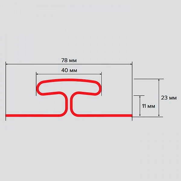 Н-профиль ТехноНиколь Оптима Акация