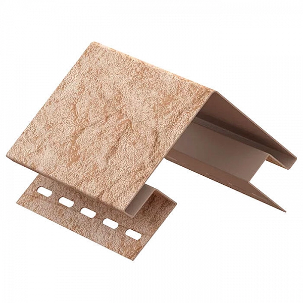 Угол наружный Ю-Пласт Стоун-хаус Камень золотистый