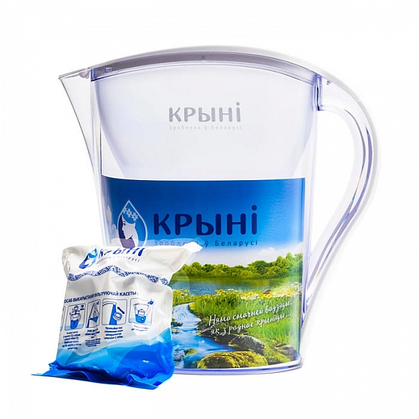 Фильтр-кувшин Крынi Вадавiта 3.5 л белый