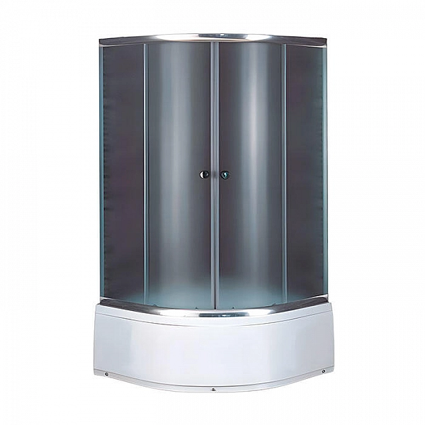 Душевой уголок Coliseum Otlon Т-80 80*80*194 см матовое рифленое стекло