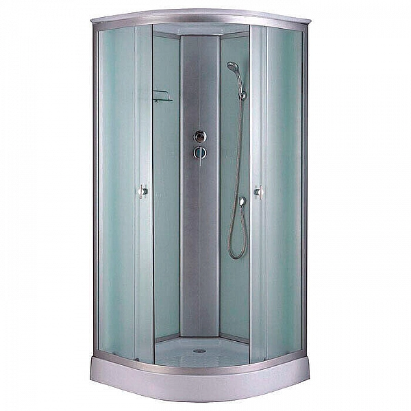 Душевая кабина Coliseum ТМ-90*90 см белое матовое стекло