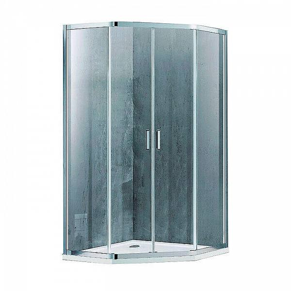 Душевой уголок Adema Glass line Penta-90 90*90 см прозрачное стекло