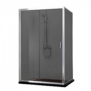 Душевой уголок Adema Glass line Direct 120*80 см тонированное стекло