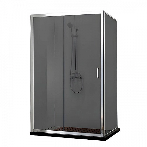 Душевой уголок Adema Glass line Direct 120*80 см тонированное стекло