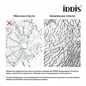 Душевое ограждение Iddis Slide SLI6BS0i23 профиль черный. Изображение - 3