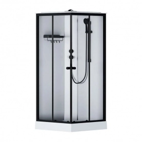 Душевая кабина AM.PM X-Joy W94C-403-090MT 90*90*210 см черный матовый прозрачное стекло
