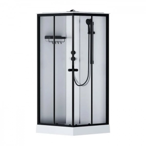 Душевая кабина AM.PM X-Joy W94C-403-090MT 90*90*210 см черный матовый прозрачное стекло
