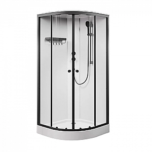 Душевая кабина AM.PM X-Joy W94C-401-100BT 100*100*210 см черный матовый