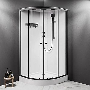 Душевая кабина AM.PM X-Joy W94C-401-100BT 100*100*210 см черный матовый. Изображение - 2