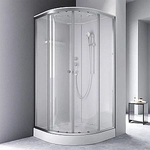 Душевая кабина AM.PM X-Joy W94C-401-100MT 100*100*210 см серебристый прозрачное стекло. Изображение - 1