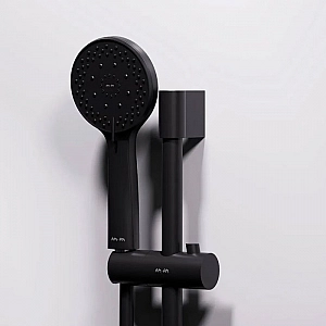 Душевая кабина AM.PM X-Joy W94C-401-090BT 90*90 см черный матовый/прозрачное стекло. Изображение - 3