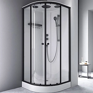 Душевая кабина AM.PM X-Joy W94C-401-090BT 90*90 см черный матовый/прозрачное стекло. Изображение - 6