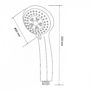 Душевая лейка Voda VSP653 3  режима. Изображение - 2
