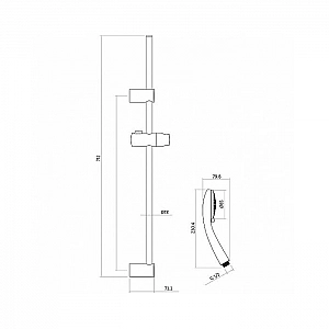 Душевой гарнитур Cersanit Vibe 63067. Изображение - 3