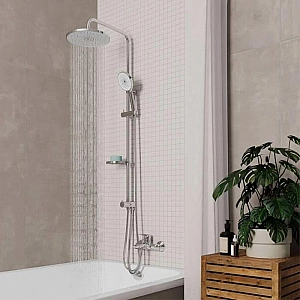 Душевая система Milardo Ideal Spa ILSSB3FM76 с тропической лейкой глянцец хром. Изображение - 2