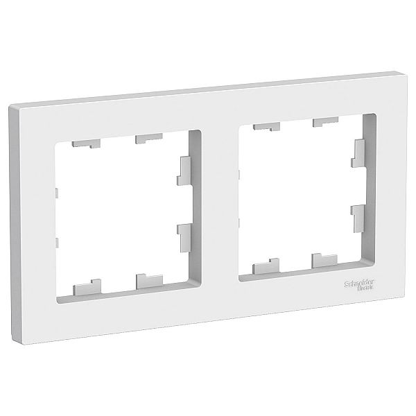 Рамка Systeme Electric AtlasDesign ATN000102 2 поста белый