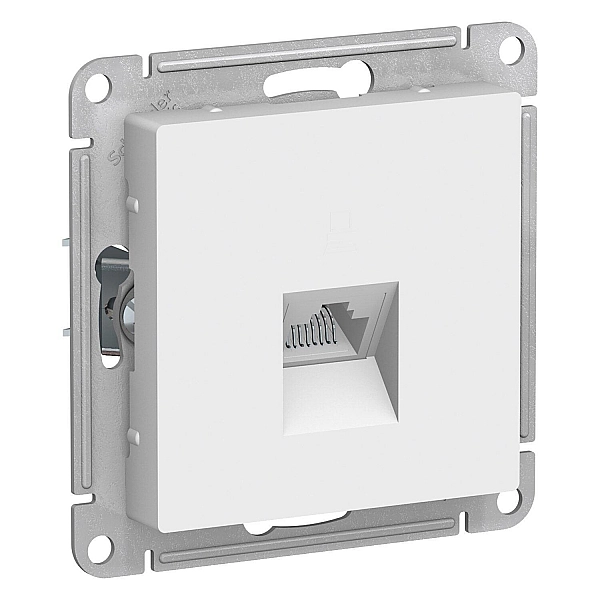 Розетка компьютерная Systeme Electric AtlasDesign ATN000183 1*RJ45 CAT5E белый