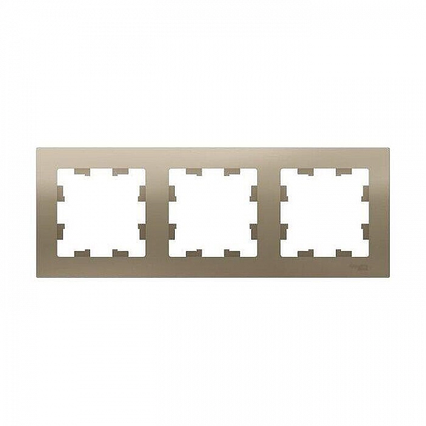 Рамка Systeme Electric AtlasDesign ATN000503 3 поста шампань