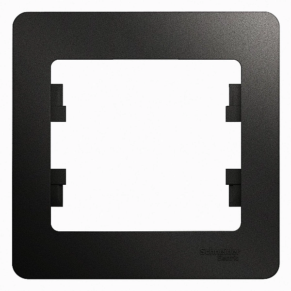 Рамка Systeme Electric Glossa GSL000701 1 пост антрацит