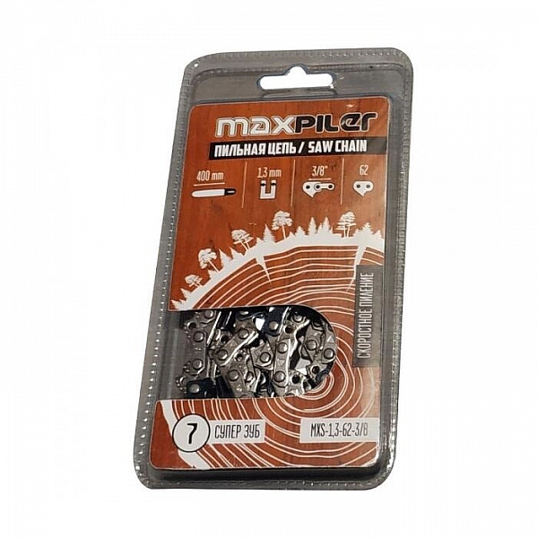 Цепь пильная Maxpiler MXS-1.3-62-3/8