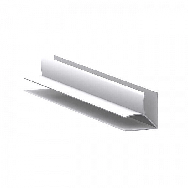 Профиль наружный ПВХ Европрофиль белый матовый 3000 мм