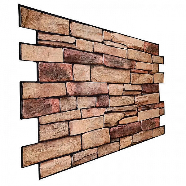 Панель ПВХ Grace Камень Сланец натуральный 980*498 мм