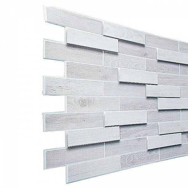 Панель ПВХ Grace Паркет Дуб беленый 980*480 мм