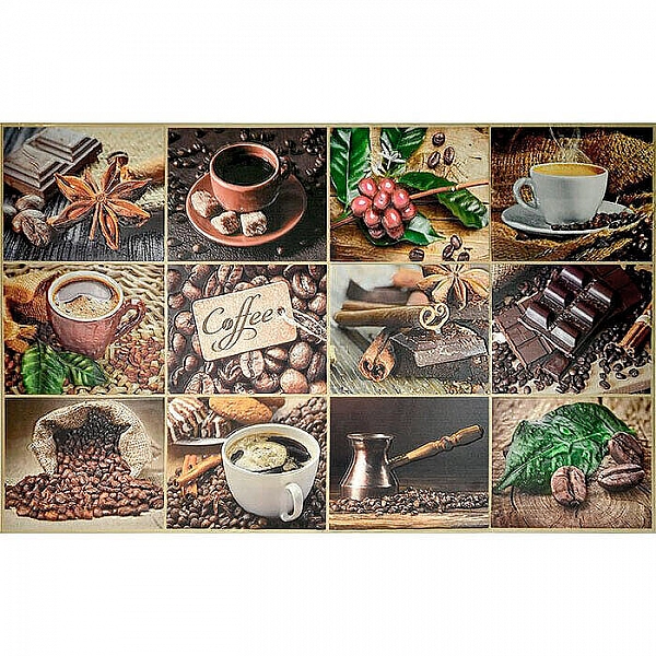 Фартук-панно ПВХ Grace Кофейный Набор 600*1000 мм