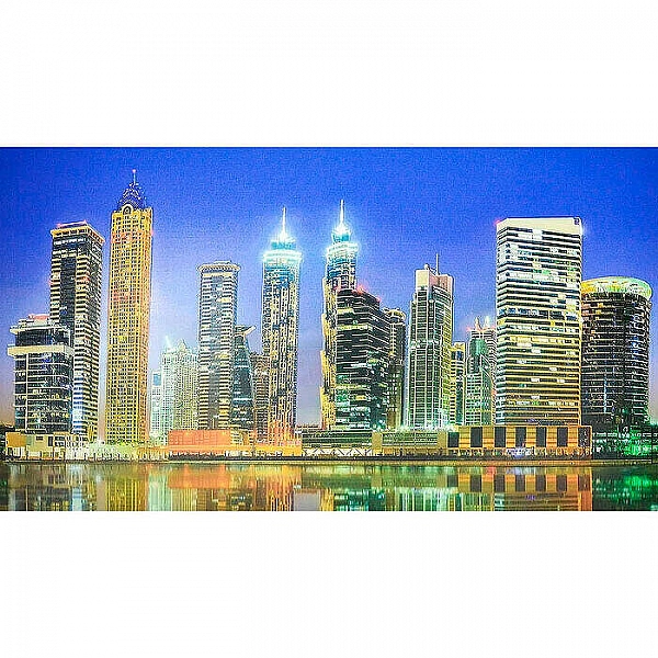 Фартук-панно ПВХ Grace Вечерний Дубай 602*1002 мм