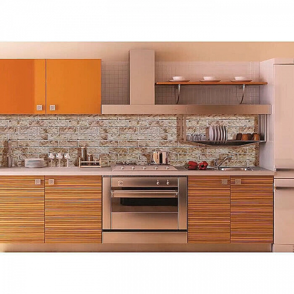 Фартук-панно ПВХ Grace Камень Хеврон 596*992 мм