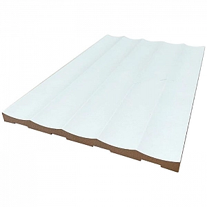 Панель МДФ Grace 3D Breeze BR01 Белая 9*160*2750 мм. Изображение - 1