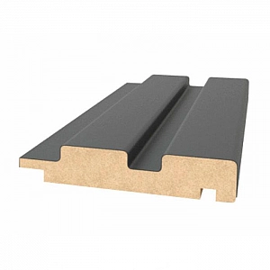 Профиль финиш МДФ Stella Beats De Luxe Black Lead 16*77*2700 мм