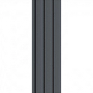 Реечная панель МДФ Stella Beats De Luxe Black Lead 16*119*2700 мм