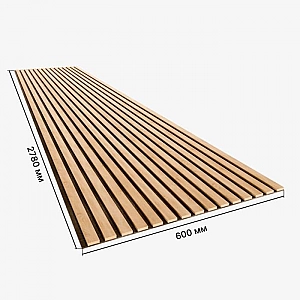Панель МДФ Stella Comfort Standart Дуб Сонома на войлочной основе 9*600*2780 мм. Изображение - 3