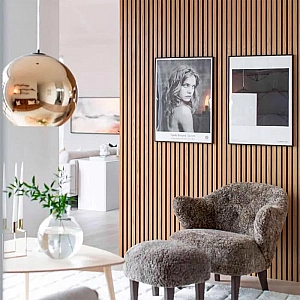 Панель МДФ Stella Comfort Standart Дуб Сонома на войлочной основе 9*600*2780 мм. Изображение - 6