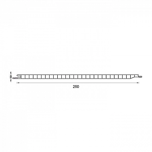 Панель ПВХ Ideal 191 Кирпич серый 250*2700 м. Изображение - 3