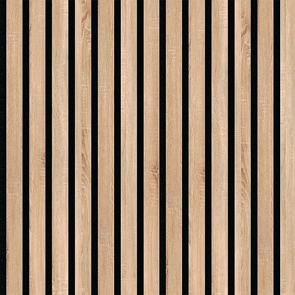 Панель МДФ Stella Trend Standart Дуб Сонома акустическая 21*600*2780 мм