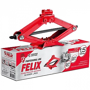 Домкрат Felix винтовой ромбический 1.5 т