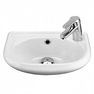 Умывальник Santek Бриз 40 1WH110445 с отверстием справа комплект креплений кольцо хром