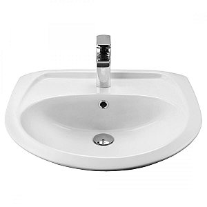 Умывальник Santek Бриз 60 1WH110466 с отверстием комплект креплений хром кольцо