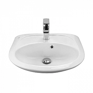Умывальник Santek Бриз 50 1WH110451 с отверстием комплект креплений хромированное кольцо
