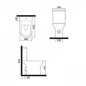 Компакт-унитаз AM.PM X-Joy C85A8601SC. Изображение - 6