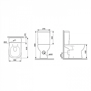 Компакт-унитаз AM.PM Sunny Aquaspin C85C8601SC. Изображение - 5