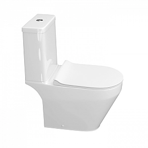 Компакт-унитаз Керамин Бари R Slim МЛ белый. Изображение - 3