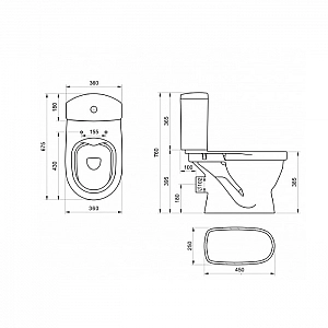 Компакт-унитаз Santek Алькор 2РА ДС SC 1WH501835. Изображение - 5