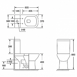 Компакт-унитаз Lauter W214 2110214. Изображение - 13