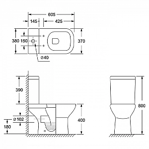 Компакт-унитаз Lauter W214 2110214. Изображение - 13
