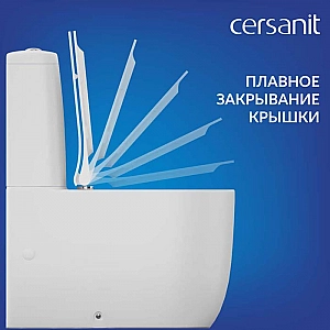 Компакт-унитаз Cersanit Moduo Vortex 011 3/5 DPL EO slim LP 69192. Изображение - 14