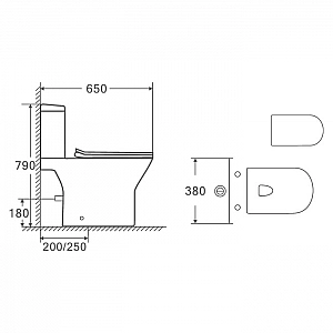 Унитаз напольный Saniteco KW-76004. Изображение - 1