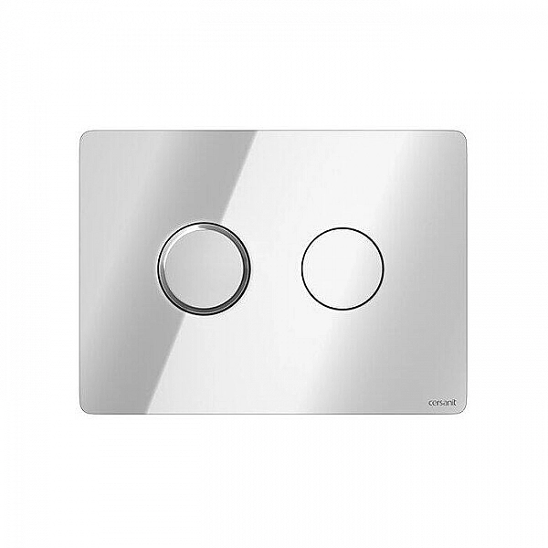 Кнопка для инсталляции Cersanit Accento Circle BU-ACN-CIR-PN/Cg пневматическая хром глянцевый